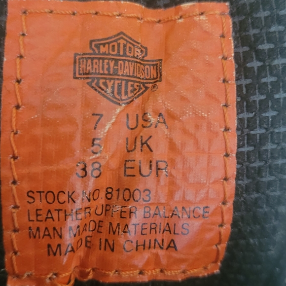 Harley Davidson motor cycle size 7 ankle work 🙀 boots orginal biker Babe 81003 - Picture 6 of 8